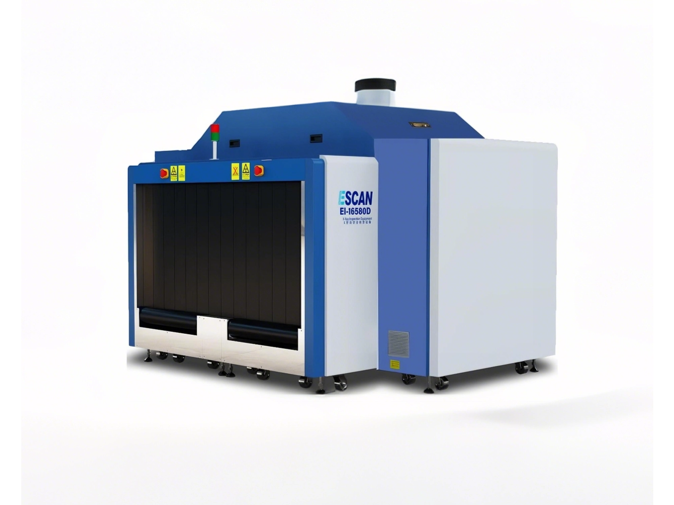 EI-16580D Peralatan Pemeriksaan Keamanan Tampilan Ganda Sinar-X Bagasi Terdaftar